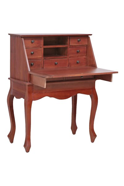 Concept Birou secretar, maro, 78 x 42 x 103 cm, lemn masiv de mahon