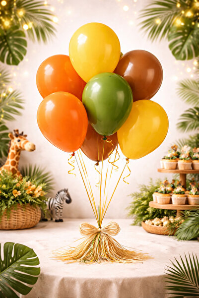 hediyehobihersey Safari Konsept / Safari Konsept Balon Demeti 8'li