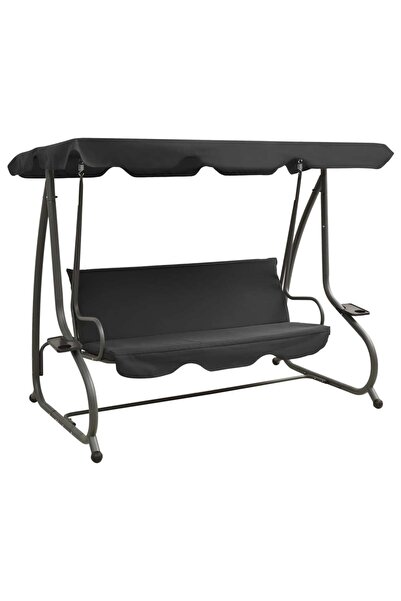 Concept Balansoar de exterior cu copertină, antracit