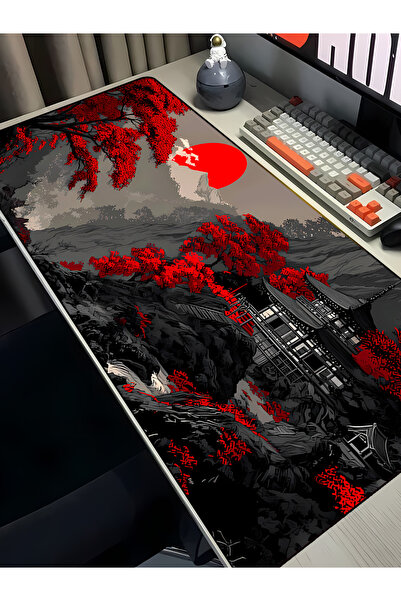 Charmbi Kızıl Kale 40X90 Procontrol Mouse Pad Gaming Mousepad Non-Slip Sole B...
