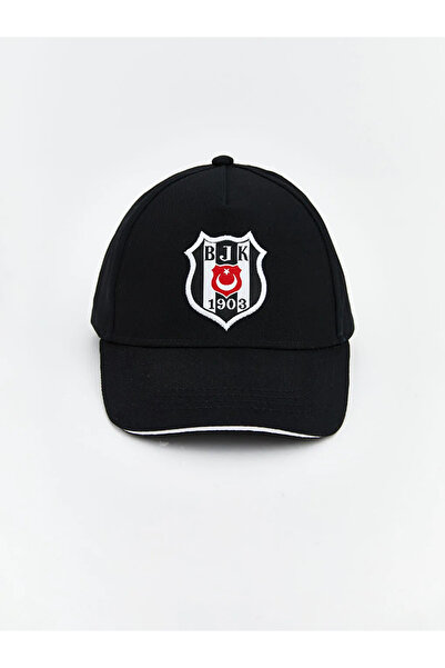 LC Waikiki LCW ACCESSORIES Siyah Beşiktaş Lisanslı Erkek Çocuk Kep Şapka