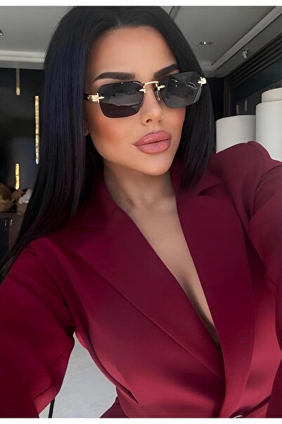 Byc polo Cbp065 Davi̇d Bkm Black Frameless Unisex Sunglasses.