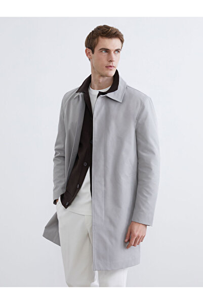 LC Waikiki Ανδρική καμπαρντίνα σε μπεζ χρώμα, κανονική εφαρμογή