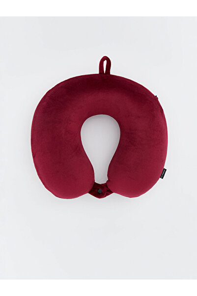 LC Waikiki Βελούδινο μαξιλάρι λαιμού σε χρώμα μπορντό