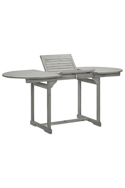 Concept Τραπέζι κήπου, (120-170)x80x75 εκ., μασίφ ξύλο ακακίας