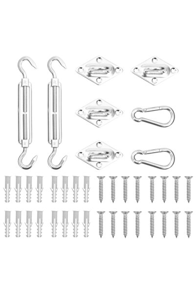 Concept Σετ αξεσουάρ σκίασης, 8 τεμάχια, ανοξείδωτο ατσάλι