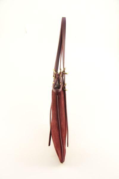QUB CLUB Women's Adjustable Strap Pack Genuine Suede Leather Shoulder Bag