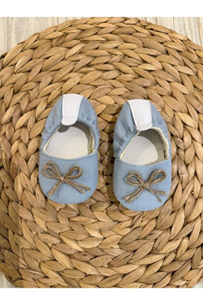 Luna Kids Store Baby Ribbon Shoes Blue