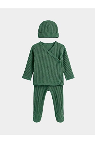 Pufiko Kids Newborn Double-Breasted Cotton Set of 3