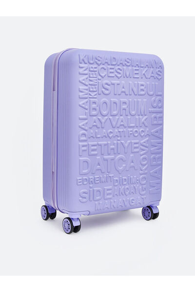 LC Waikiki Mor Kilit Detaylı Büyük Boy Valiz