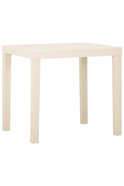 Concept Τραπέζι κήπου, λευκό, 79x65x72 cm, πλαστικό