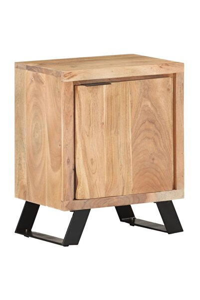 Concept Noptieră, 40x30x50 cm, lemn masiv de acacia cu margini vii