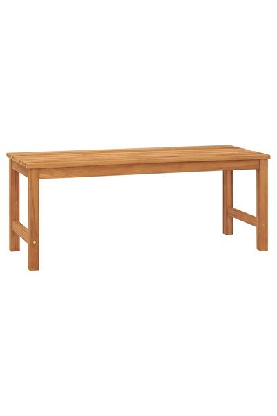 Concept Παγκάκι κήπου, 114 cm, μασίφ ξύλο τικ