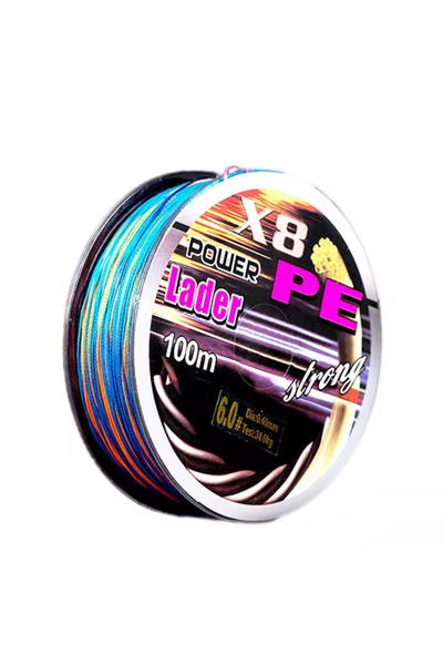 Epilons 100 Meter Fishing Lanyard X8 Pe Braid Fish Tape