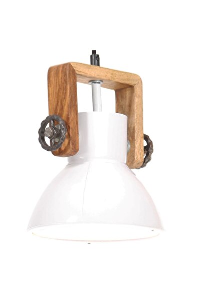 Concept Βιομηχανικό κρεμαστό φωτιστικό, 25 W, λευκό, 19 cm, E27, στρογγυλό