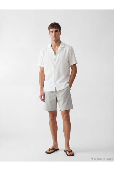 LC Waikiki Γκρι κοντό ανδρικό σορτς κολύμβησης