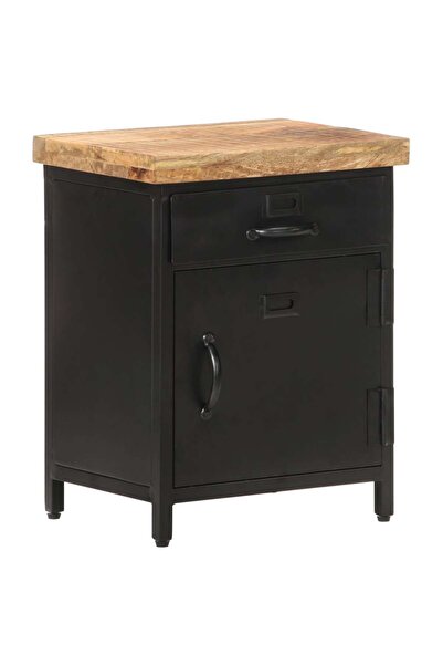 Concept Noptieră, 40 x 30 x 52 cm, lemn de mango nefinisat