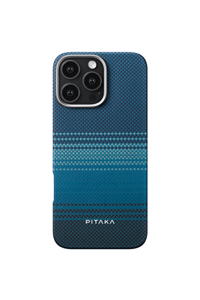 PITAKA Tactile Woven Aramid Case compatible with Magsafe iPhone 16 Pro Max, M...