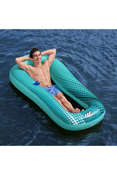 BESTWAY Υδρο Φορς Σολ Βέντουρε πλωτό στρώμα ξαπλώστρα μπλε 188x109 εκ.