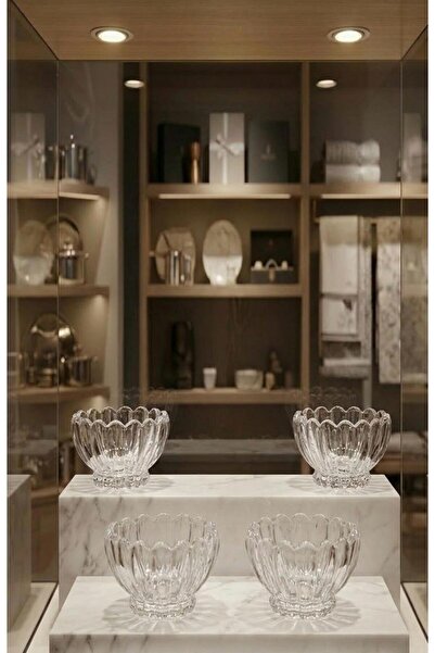 tabakevi Premium Cristal Jessica 4’lü Cam Kase Seti