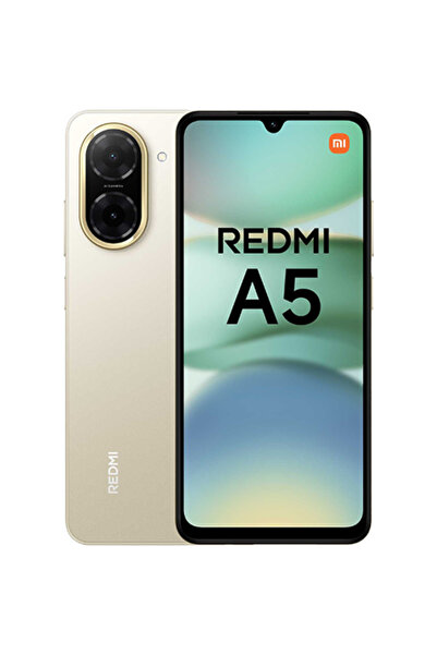 Xiaomi Redmi A5 mobile phone, 4G, Dual Sim, 4GB RAM, 128GB, Sandy Gold