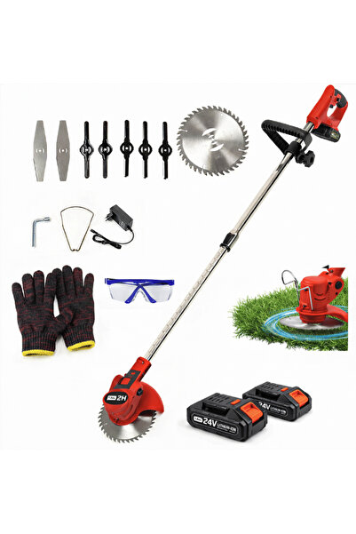 OEM Electric Trimmer with 2 Batteries, 8 Accessories Included Glasses and Gloves