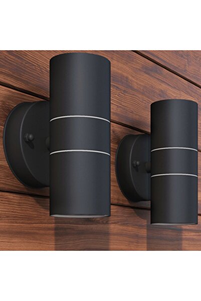 Concept Corp iluminat perete exterior 2 buc, oțel inoxidabil, sus/jos