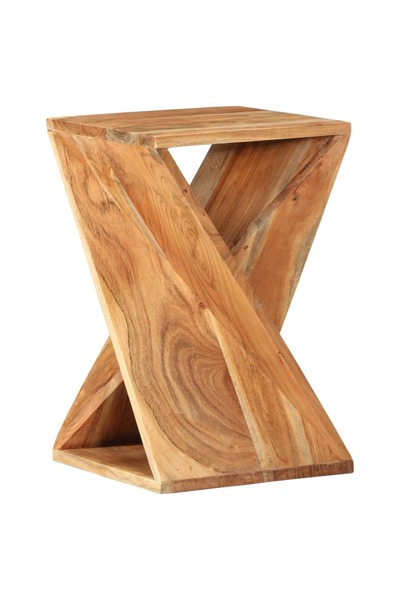 Concept Βοηθητικό τραπεζάκι, 35x35x55 εκ., μασίφ ξύλο ακακίας