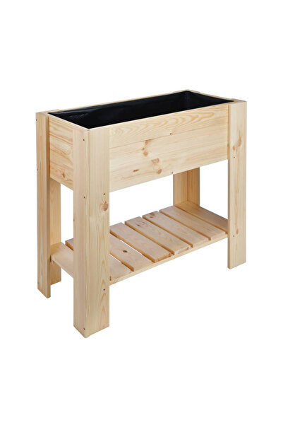 02Lady Fashion HI Strat înălțat, 92 x 41 x 80 cm, lemn de pin