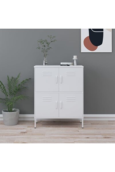 Concept Ντουλάπι αποθήκευσης, λευκό, 80x35x101,5 cm, ατσάλι