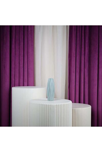 Yarn World Sky Blue Plastic Flower Vase