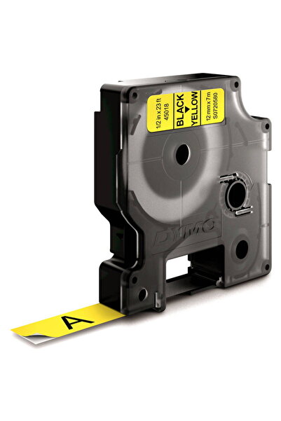 Dymo Original Tape 12mm x 7m, S0720580, DY45018, Yellow