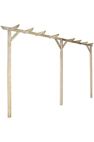 Concept Pergolă de grădină, 400 x 40 x 205 cm, lemn