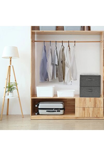 Concept Cutii de depozitare 2 buc. antracit 43x34x23 cm material textil