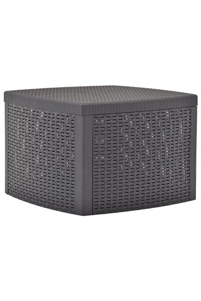 Concept Βοηθητικό τραπεζάκι, καφέ, 54 x 54 x 36,5 cm, πλαστικό