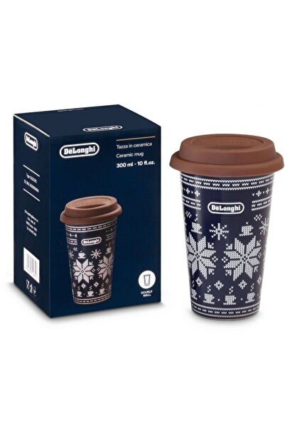 DELONGHİ Cana termica Snowflake DLSC076, Din ceramica artizanala cu perete du...