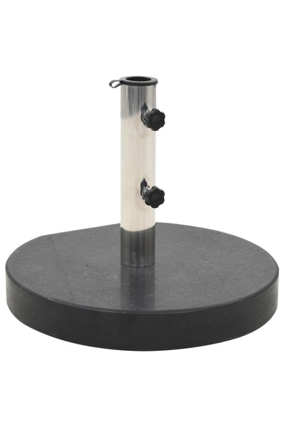 Concept Βάση ομπρέλας, μαύρη, γρανίτη, 30 kg, στρογγυλή