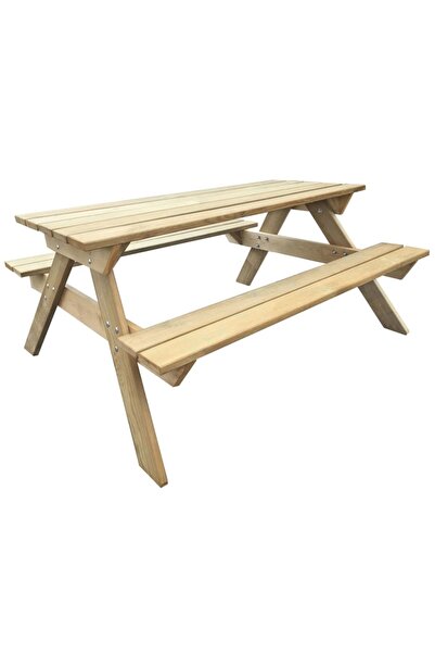 Concept Masă de picnic, 150 x 135 x 71,5 cm, lemn