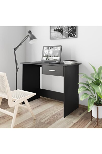 Concept Γραφείο, μαύρο, 100 x 50 x 76 cm, μοριοσανίδα