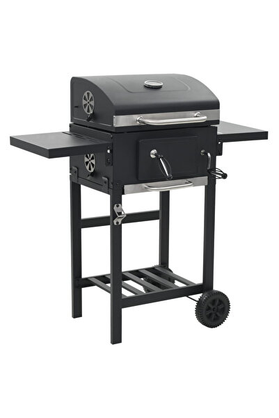 Concept Grătar barbecue cu cărbuni, raft inferior, negru