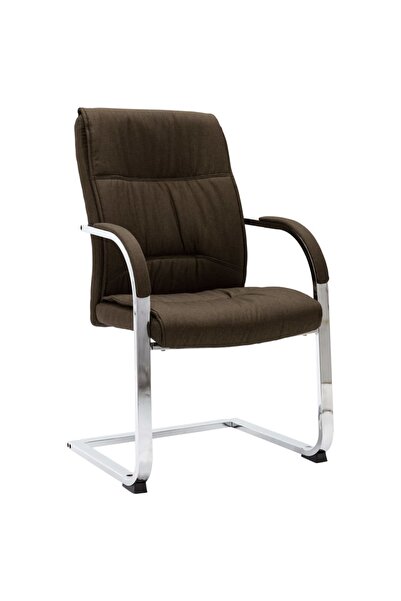 Concept Scaun de birou consolă, maro, material textil