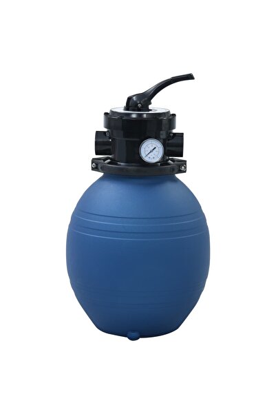 Concept Пясъчен филтър за басейн с 4-позиционен клапан, син, 300 мм