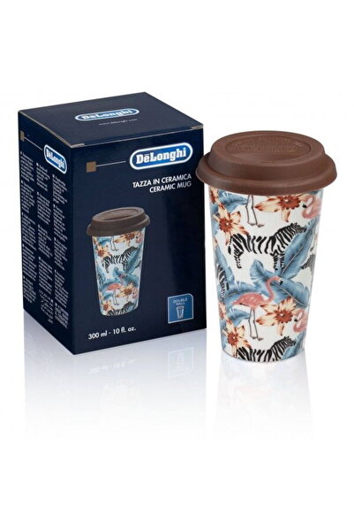 DELONGHİ Thermal mug Animals DLSC067, Made of handmade ceramic with double wa...