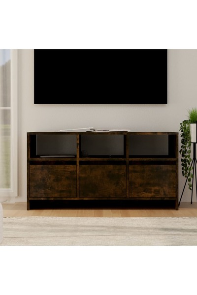 Concept Comodă TV, stejar afumat, 102x37,5x52,5 cm, PAL