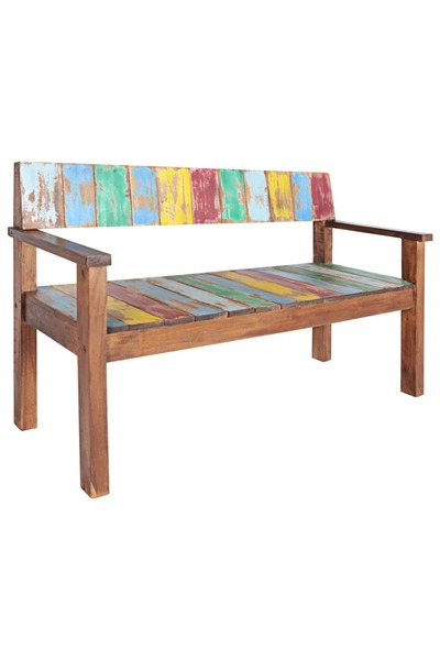 Concept Bancă, 115 cm, lemn masiv reciclat