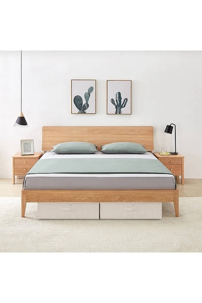 Concept Cutie de depozitare, crem, 70x40x18 cm, material textil