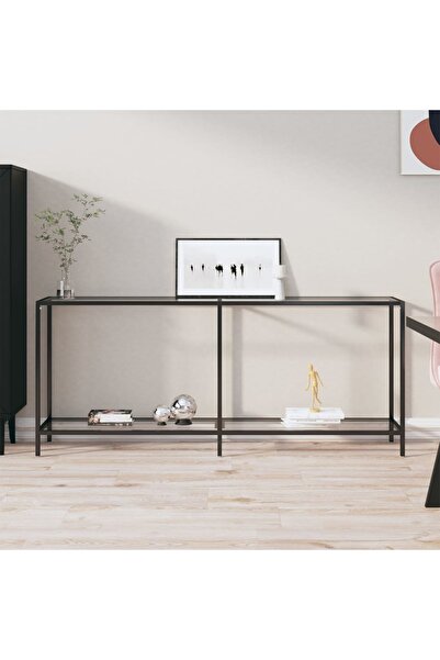 Concept Τραπέζι κονσόλας, Διαφανές, 180x35x75,5 cm, σκληρυμένο γυαλί