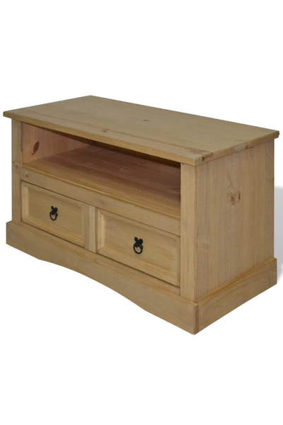 Concept Βάση τηλεόρασης σε στυλ Corona από μεξικάνικο πεύκο 91 x 43 x 56 εκ.