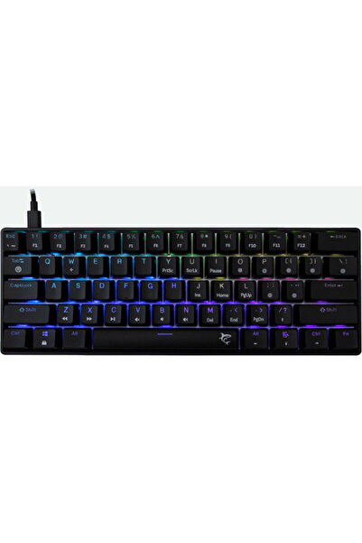 white shark Tastatura Gaming SHINOBI v2 Outemu Blue Switch Mecanica Negru
