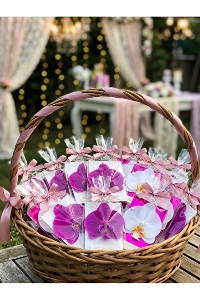 SERENA BD Hediyelik (20 adet) orkide toka kına gecesi, bekarlığa veda parti